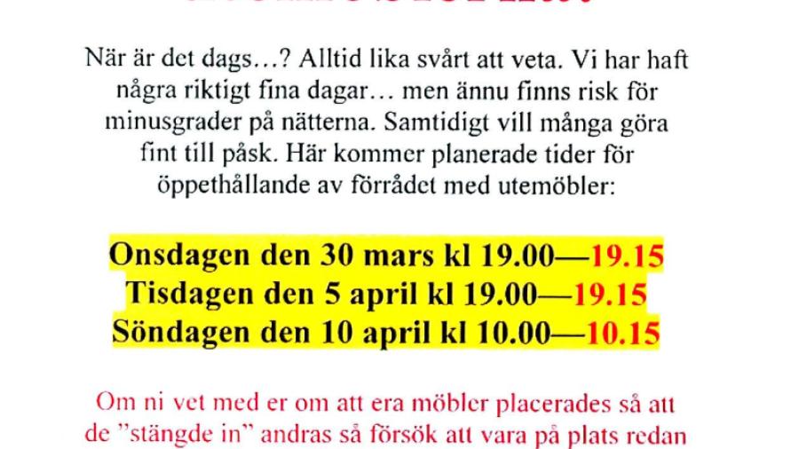 Bild på flyer